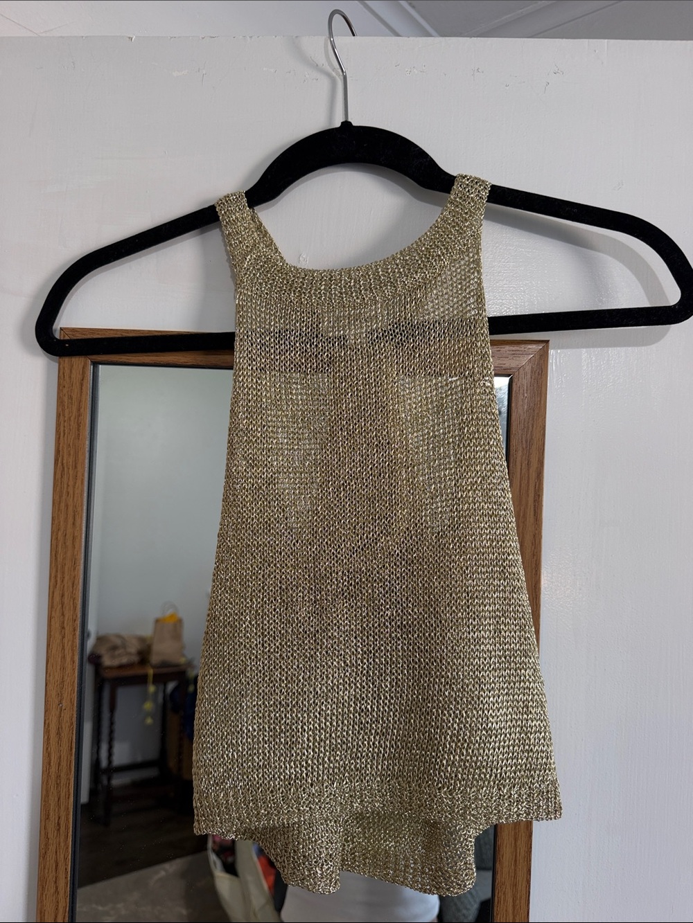 Superdown Marianna halter top gold knit - Picture 7 of 7